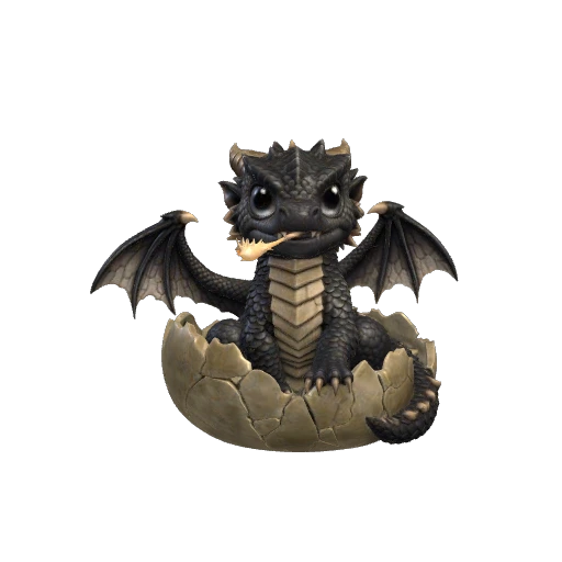Black dragon pet
