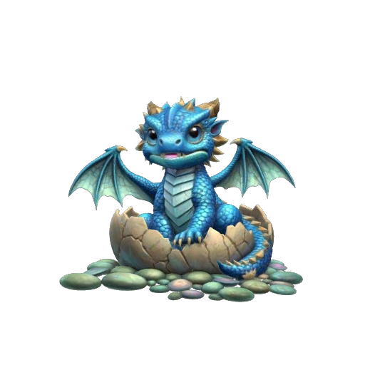 Blue dragon pet
